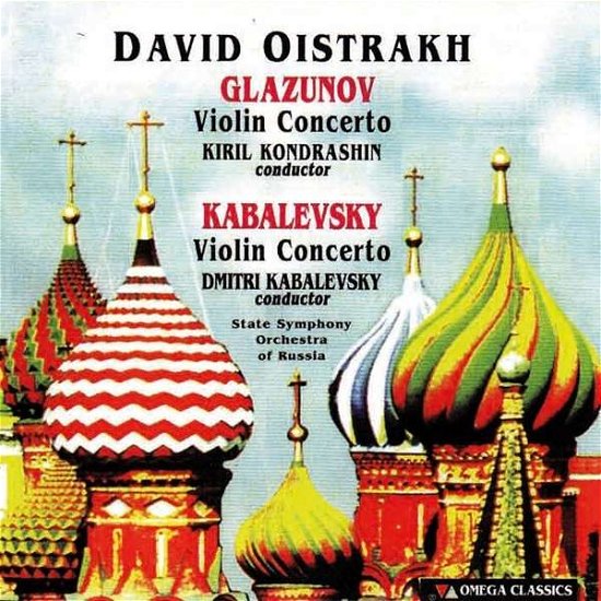 Cover for David Oistrakh · Kabalevsky. Glazunov Violin Concs &amp; Gliere Romance (CD) (2015)