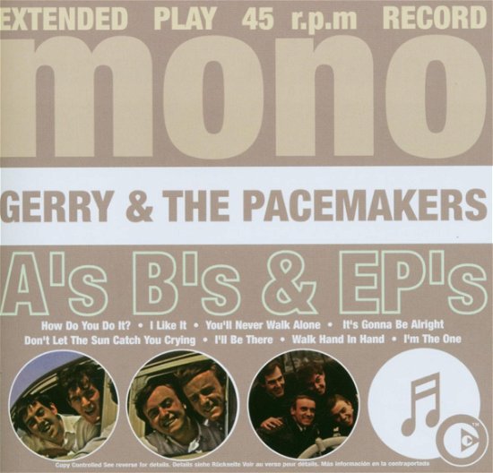 Cover for Gerry &amp; the Pacemakers · A's B's &amp; Ep's (CD) (2007)