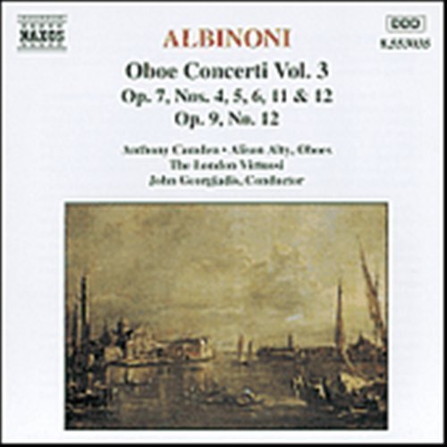 Oboe Concerti Vol.3 - T. Albinoni - Musikk - NAXOS - 0730099403528 - 20. november 1997