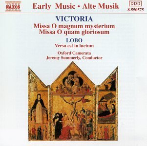 Cover for Oxford Camerata &amp; Jeremy Summerly · Victoria: Missa O Magnum Mysterium / Lobo: Versa Est In Luctum (CD) (2024)