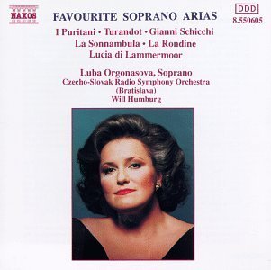 Cover for Luba Orgonasova · Soprano Arias (CD) (1994)