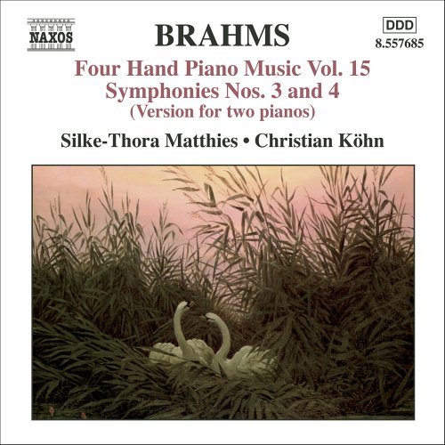Four Hand Piano Music 15 - Brahms / Matthies / Kohn - Musiikki - NAXOS - 0747313268528 - tiistai 21. maaliskuuta 2006
