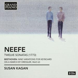 Cover for Neefe / Kagan · 12 Piano Sonatas / 9 Variations for Keyboard (CD) (2012)