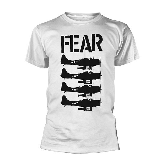 Cover for Fear · Beer Bombers (T-shirt) [size S] [White edition] (2018)