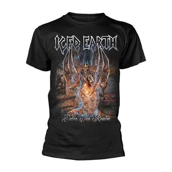 Cover for Iced Earth · Enter the Realm (T-shirt) [size M] [Black edition] (2020)