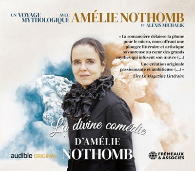 Cover for Nothomb, Amelie &amp; Alexis Michalik · Amelie Nothomb: La Divine Comedie-Un Voyage Mythologique (CD) (2022)