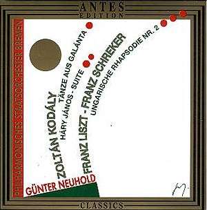 Kodaly-schreker - Philharmonisches Staatsorchester - Musikk - ANTES EDITION - 4014513014528 - 17. desember 1996