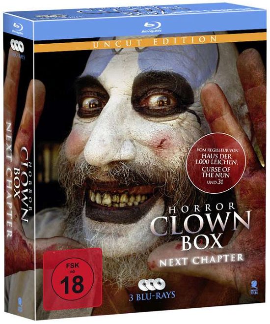 Cover for Aaron Mirtes,yiuwing Lam,rob Zombie · Horror Clown Box 2 - Uncut  [3 BRs] (Blu-ray) (2018)