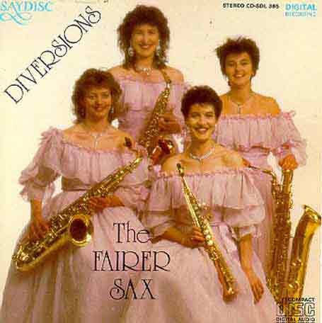 Cover for Diversions with the Fairer Sax / Various (CD) (1994)