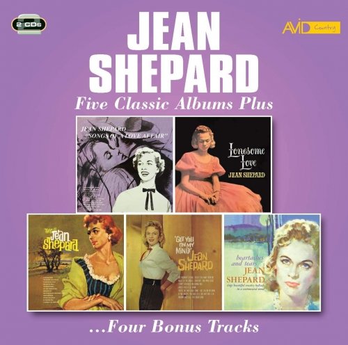 Five Classic Albums Plus - Jean Shepard - Musik - AVID - 5022810335528 - 4. Oktober 2019