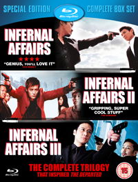Infernal Affairs / Infernal Affairs II / Infernal Affairs III - Infernal Affairs Trilogy Bluray - Filmes - Tartan Video - 5037899022528 - 1 de outubro de 2012