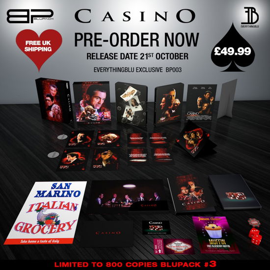 Casino - Casino Uhd - Movies - Universal Pictures - 5053083191528 - September 9, 2019