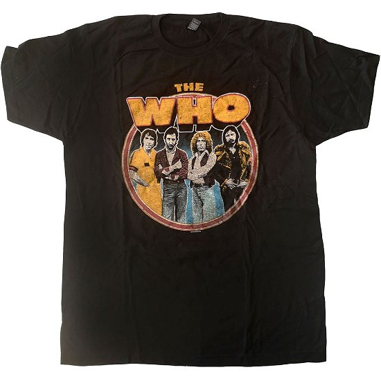The Who Unisex T-Shirt: Band Circle - The Who - Merchandise -  - 5056368686528 - 