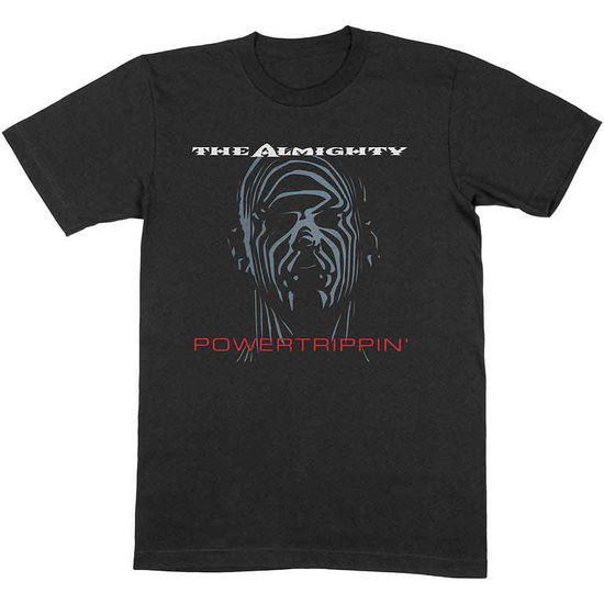 Cover for Almighty - The · The Almighty Unisex T-Shirt: Powertrippin' (T-shirt) [size XXL] [Black - Unisex edition] (2021)