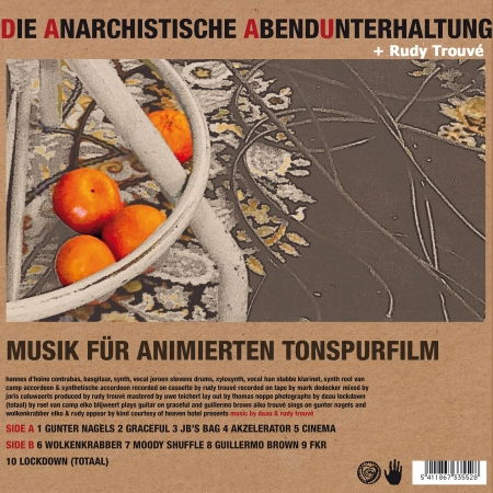 Musik Fur Animierte Tonspurfilm - Die Anarchistische Abendunterhaltung & Rudy Trouve - Música - SUB ROSA - 5411867335528 - 17 de noviembre de 2023