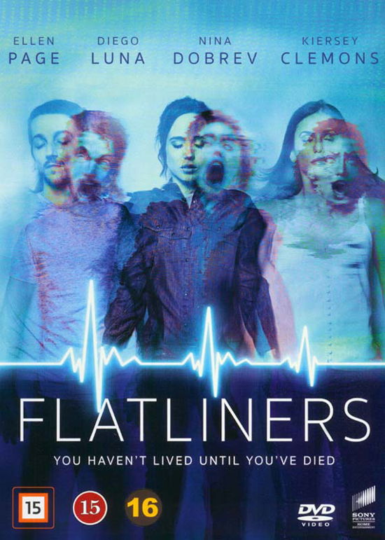 Flatliners (2017) - Ellen Page / Diego Luna / Nina Dobrev / Kiersey Clemons - Elokuva - JV-SPHE - 7330031004528 - keskiviikko 28. maaliskuuta 2018