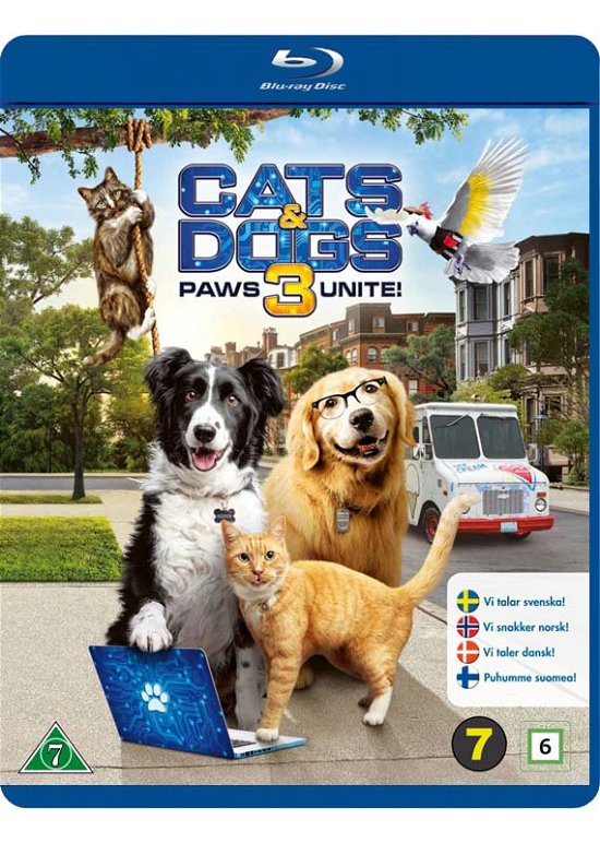 Cover for Cats &amp; Dogs 3: Paws Unite! (Blu-ray) (2020)