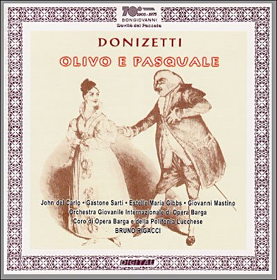 Cover for Donizetti / Del Caro / Sarti / Gibbs / Rigacci · Olivo E Pasquale (CD) (2000)