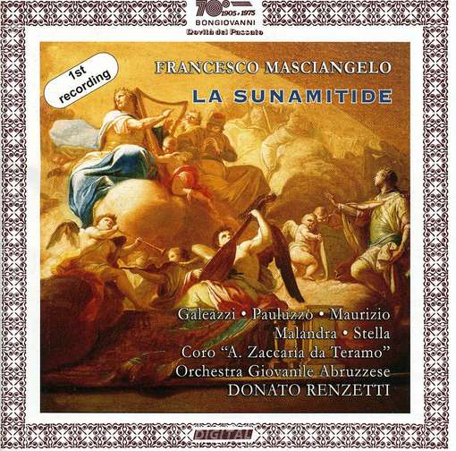 Cover for Masciangelo / Galeazzi / Maurizio · La Sunamitide (CD) (2008)