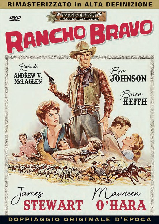 Cover for Jack Elam,ben Johnson,brian Keith,juliette Mills,maureen O'hara,james Stewart · Rancho Bravo (DVD) (2017)