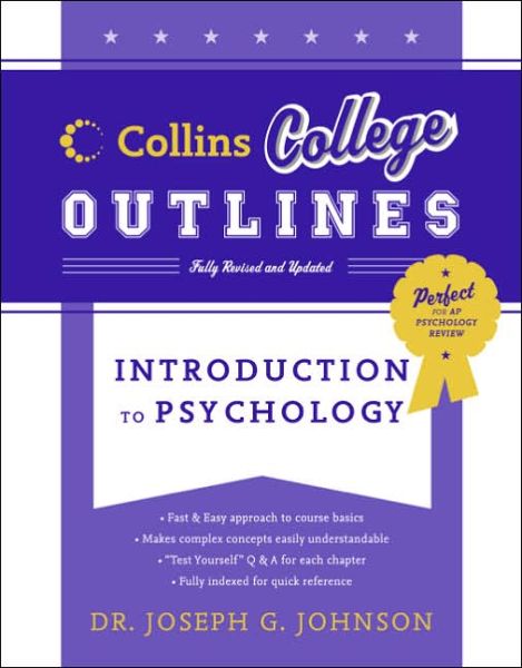 Cover for Ann L. Weber · Introduction to Psychology (Collins College Outlines) (Pocketbok) [2 Rev Upd edition] (2019)