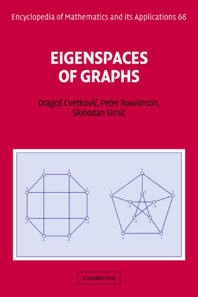 Cover for Cvetkovic, Dragos (Univerzitet u Beogradu, Yugoslavia) · Eigenspaces of Graphs - Encyclopedia of Mathematics and its Applications (Hardcover Book) (1997)