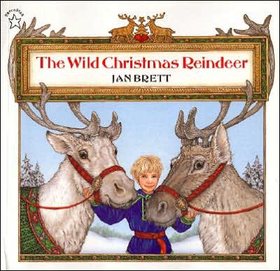 Cover for Jan Brett · The Wild Christmas Reindeer (Paperback Book) [Reprint edition] (1998)