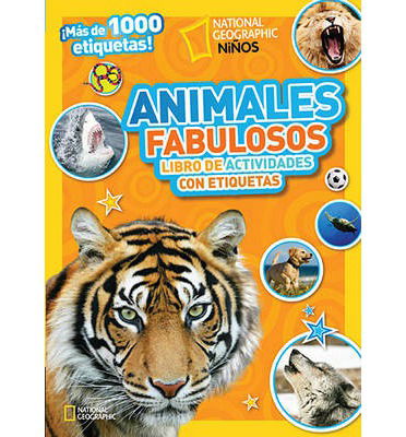 Cover for Grupo Nelson · Animales Fabulosos: Libro De Actividades Con Etiquetas (Hardcover Book) [Spanish, Act Stk edition] (2014)