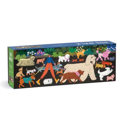 Galison · Dog Walk 1000 Piece Panoramic Puzzle (SPEL) (2021)