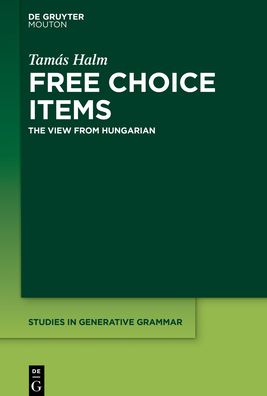 Cover for Halm · Free Choice Items (Book) (2022)