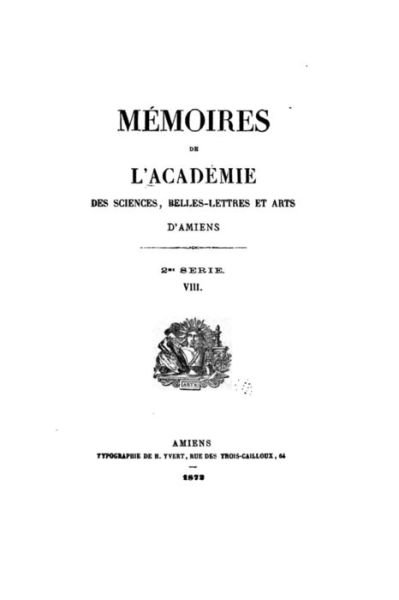 Cover for Academie Des Sciences · Memoires de l'Academie des sciences - VIII (Taschenbuch) (2016)