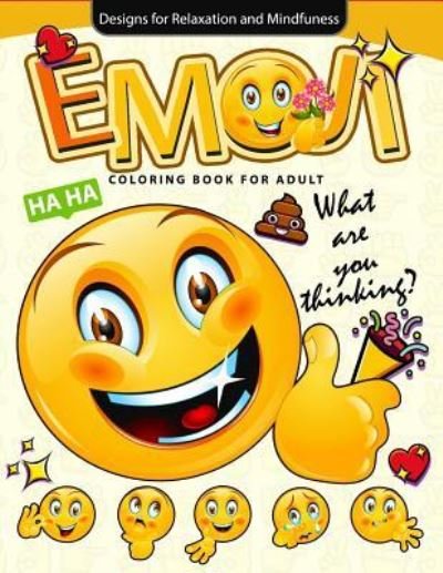 Cover for Emoji Coloring Book for Adults (Paperback Bog) (2017)