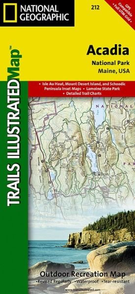 Cover for National Geographic Maps · Acadia National Park: Trails Illustrated National Parks (Kort) [2019th edition] (2009)