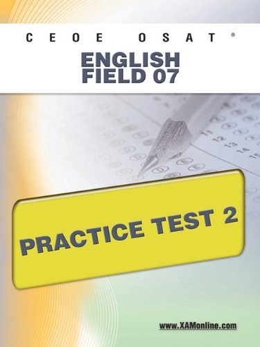 Cover for Sharon Wynne · Ceoe Osat English Field 07 Practice Test 2 (Pocketbok) (2011)