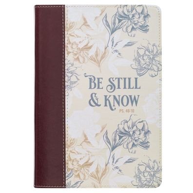 Cover for Christian Art Gifts · Journal Classic Be Still Floral Psalm 46:10 (Hardcover Book) (2021)
