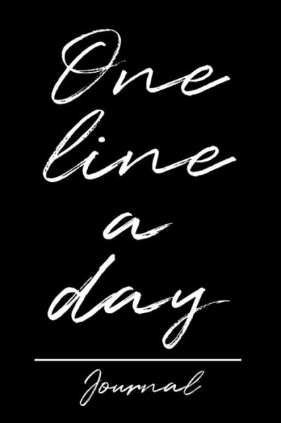 Cover for Anna Lara · One Line A Day (Paperback Book) (2020)