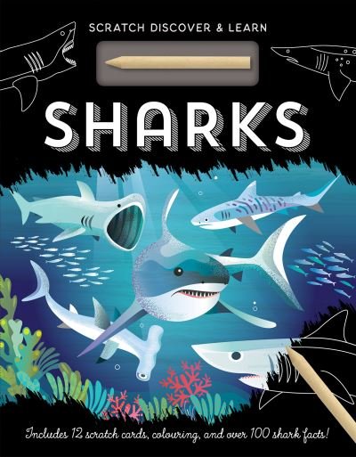 Cover for Kit Elliot · Sharks - Scratch, Discover &amp; Learn (Hardcover Book) (2022)