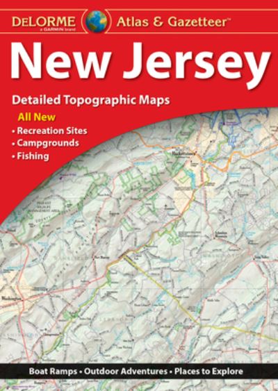 Cover for Garmin International · New Jersey Atlas &amp; Gazetteer (Book) (2022)