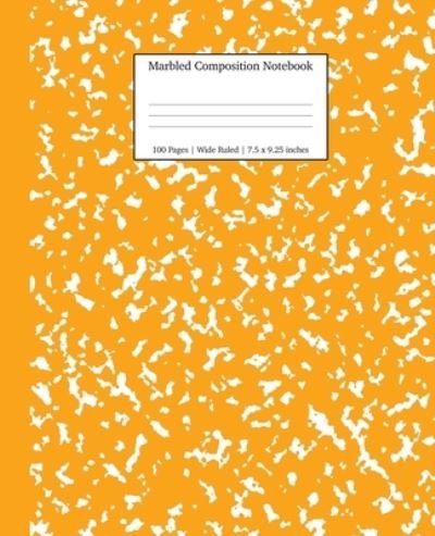 Marbled Composition Notebook - Young Dreamers Press - Książki - Young Dreamers Press - 9781989387528 - 13 sierpnia 2019