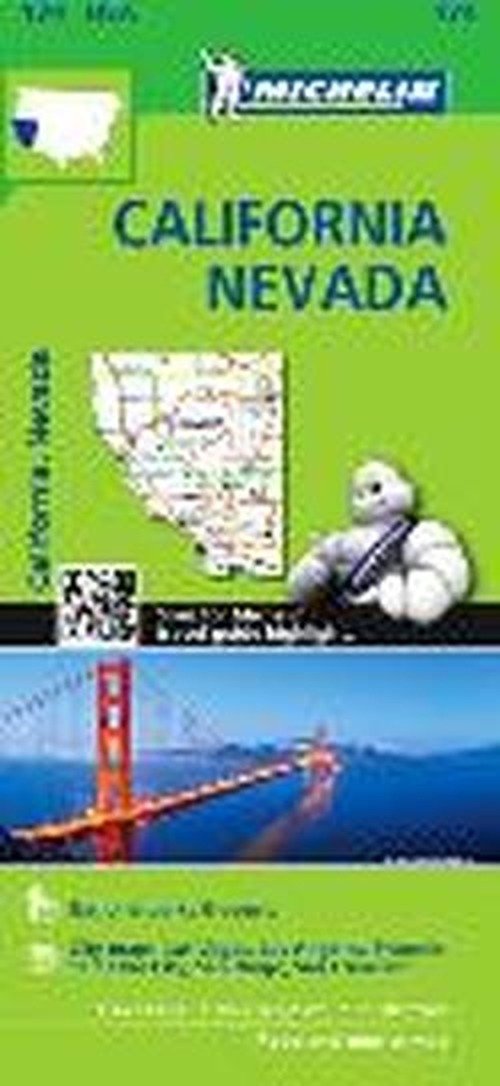 Cover for Michelin · Michelin USA California Nevada Map 174 (Paperback Bog) [Fol Map edition] (2017)