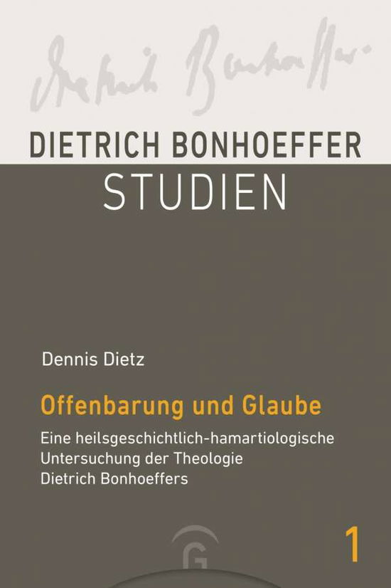 Cover for Dietz · Offenbarung und Glaube (Book)