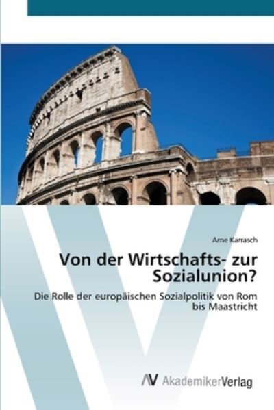 Cover for Karrasch · Von der Wirtschafts- zur Sozia (Book) (2012)