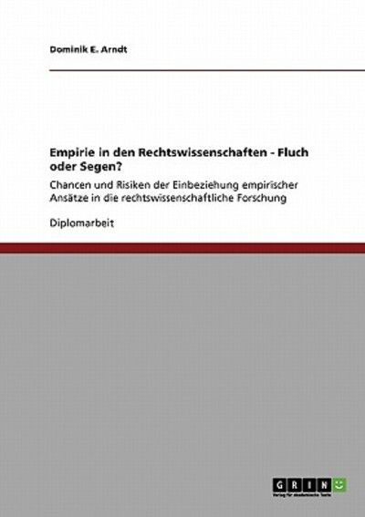 Cover for Arndt · Empirie in den Rechtswissenschaft (Book) [German edition] (2009)