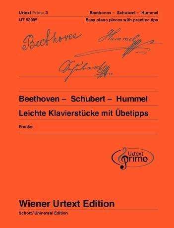 Leichte Klavierst.UT52005 - Beethoven - Bøger - Wiener Urtext Edition, Musikverlag Gesmb - 9783850557528 - 1. juli 2014