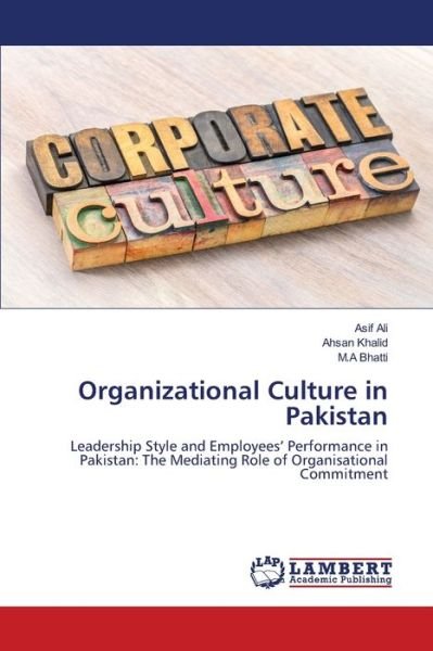 Cover for Asif Ali · Organizational Culture in Pakistan (Paperback Bog) (2020)