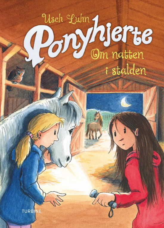 Cover for Usch Luhn · Ponyhjerte – Om natten i stalden (Hardcover Book) [1st edition] (2018)