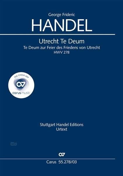 Cover for Handel · Utrechter Te Deum (Klavierauszug (Bok)
