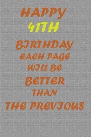 Cover for Awesome Printer · Happy 41th Birthday (Pocketbok) (2020)