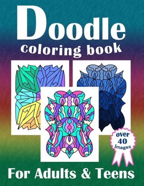 Cover for Doodle Hut Lab · Doodle Coloring Book For Adults &amp; Teens (Paperback Bog) (2020)