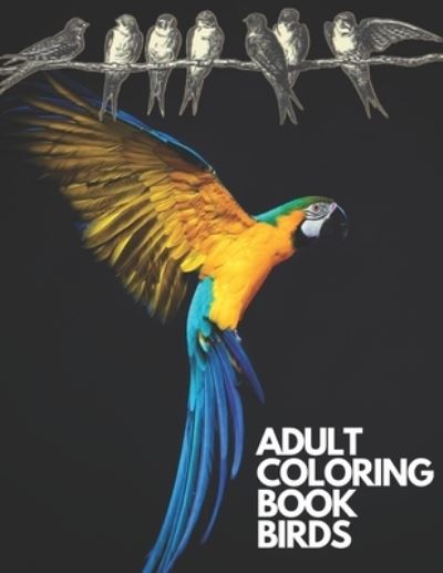 Cover for San Sebastian · Adult Coloring Book Birds: Color the birds, amazing patterns. (Paperback Book) (2021)